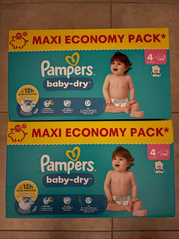 Couches Pampers Taille 4 Neuf