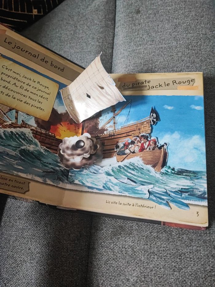 Livre 3d jack le rouge le pirate - photo numéro 2