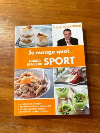 Livre, je mange quoi quand je fais du sport ?