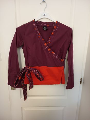 Blouse cache coeur 
