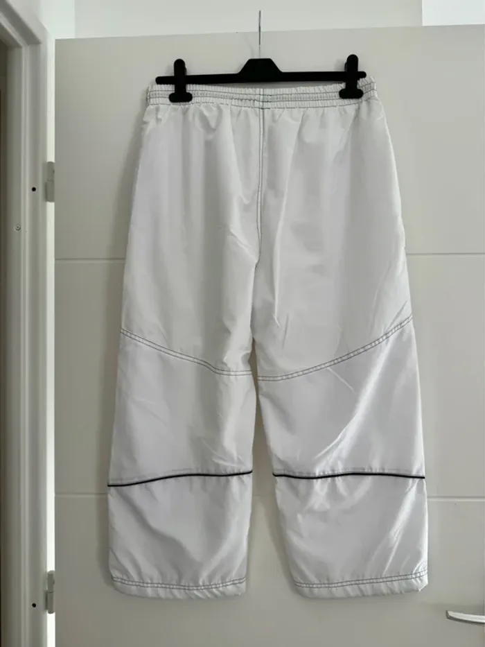 Ensemble jogging survêtement blanc homme man hombre pantalon bermuda - photo numéro 6
