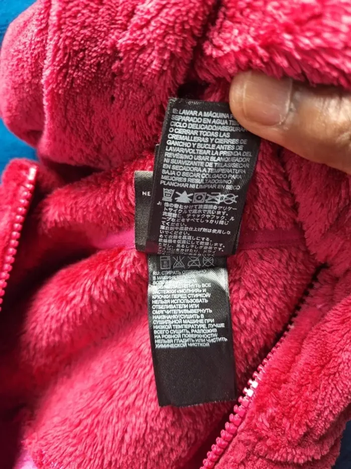 Veste polaire The North Face fille XL – Rose & bordeaux – à capuche (613) - photo numéro 13