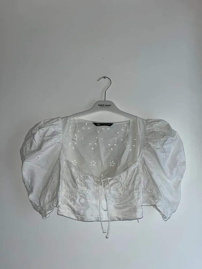 Blouse bordée