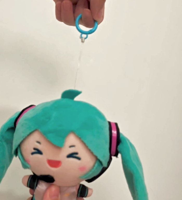 Porte clé peluche mignon hatsune miku vocaloid - photo numéro 2