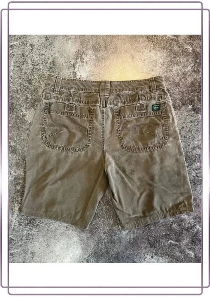 Short kaki cargo homme Bass&co 34x32 Pantaloncini carpentiere uomo Zimmermannsshorts Herren - photo numéro 2