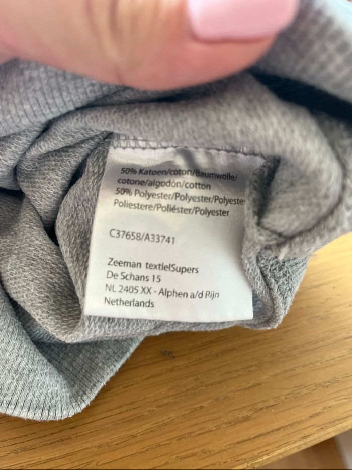 Pull Zeeman gris monsieur - photo numéro 6