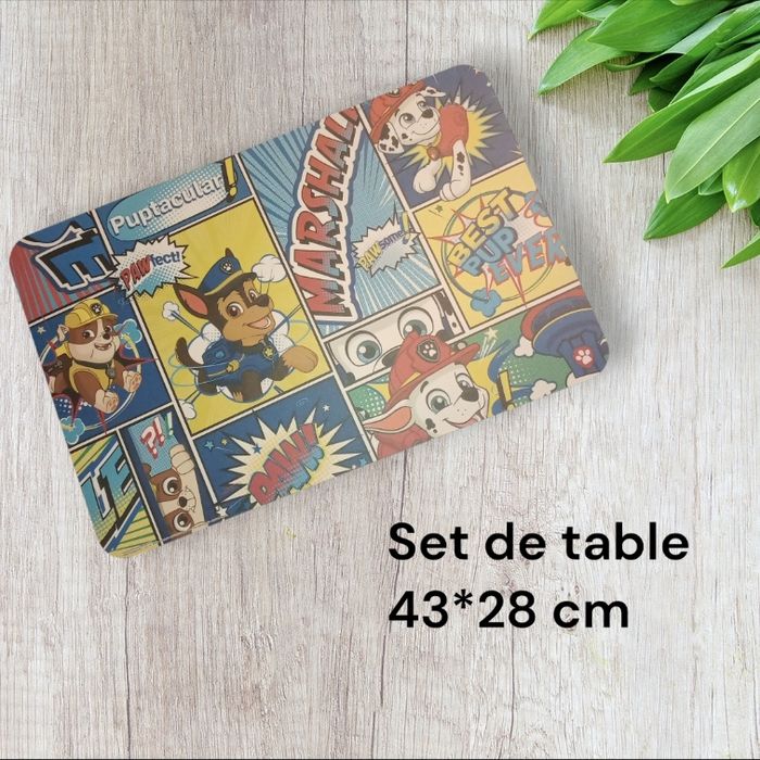 Set de table Pat patrouille paw patrol