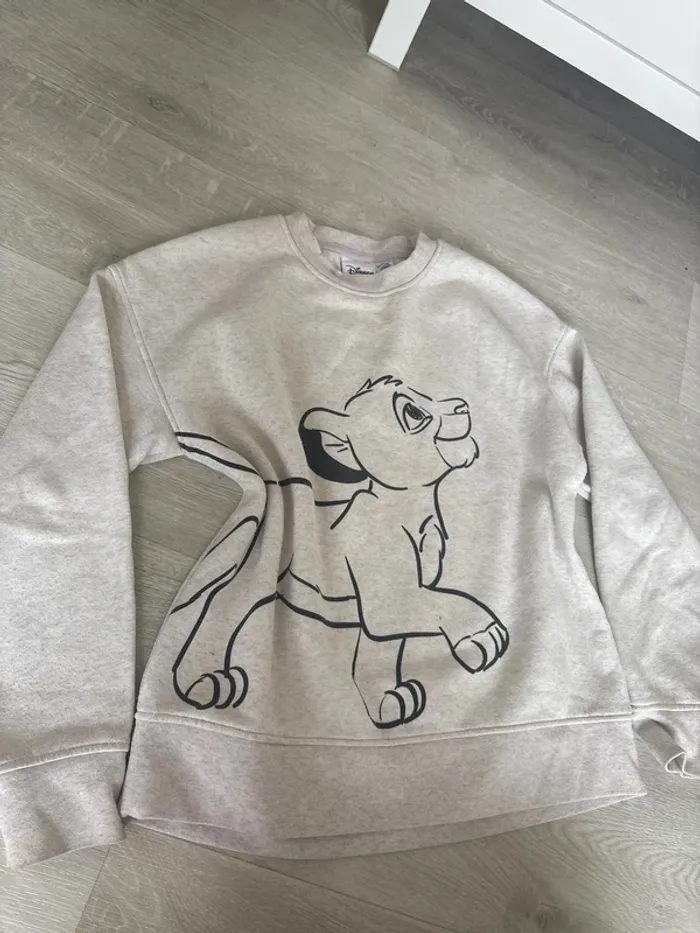Pull Disney Simba 34/36 beige le roi lion