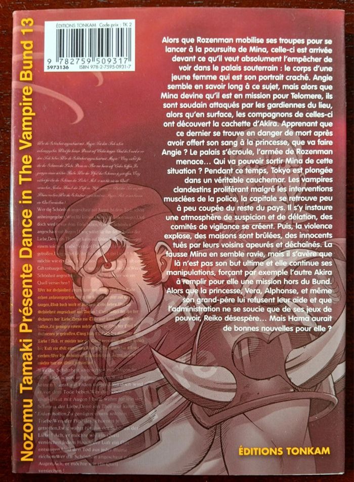 Dance in the Vampire Bund Tome 13 Tonkam Français 🇨🇵 - photo numéro 2