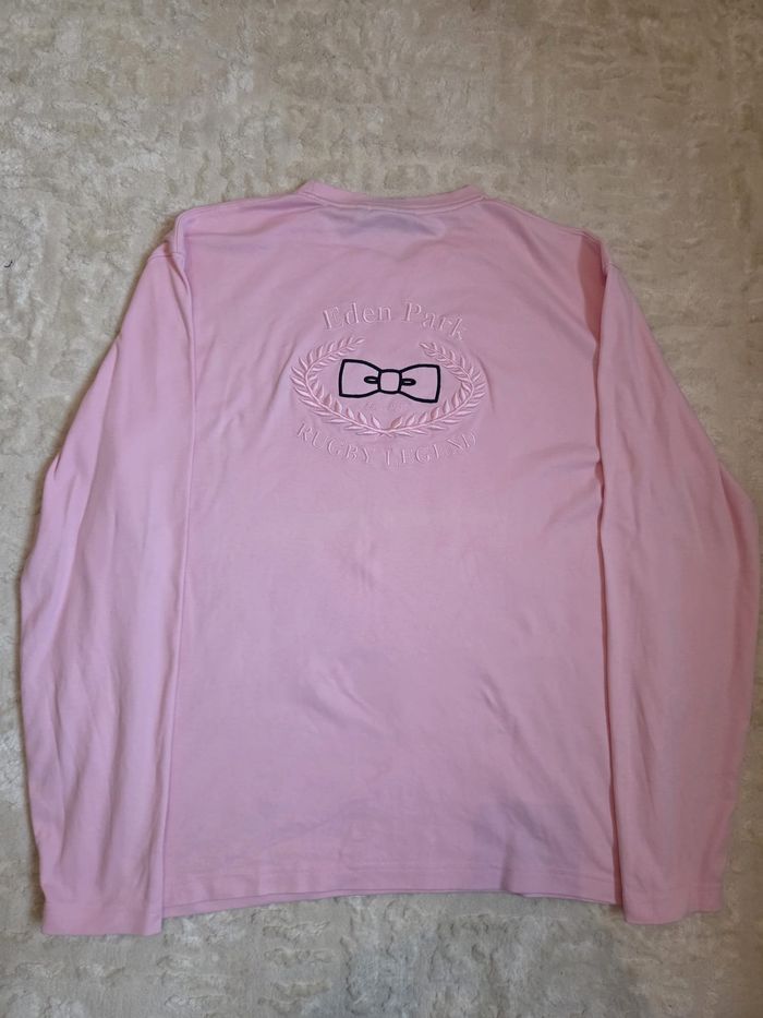 T-shirt manches longues Eden Park Homme Taille XXL Rose - photo numéro 4