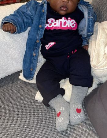 Ensemble fille taille 6/9/18 mois