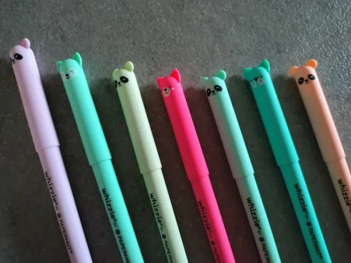 Lot de 7 stylos effaçable animaux 🐼 - photo numéro 2