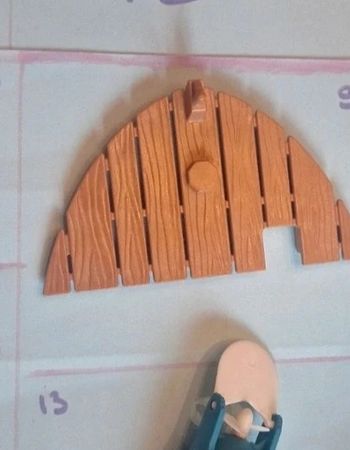 Morceaux coque imitation bois playmobil