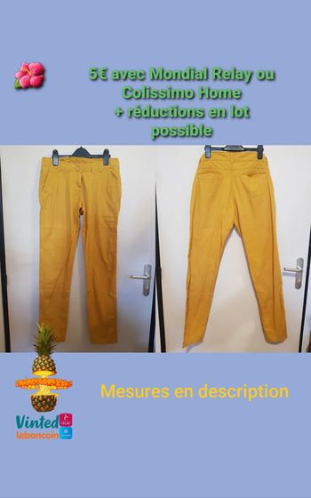 pantalon moutarde