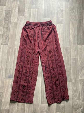 Embroidered trousers