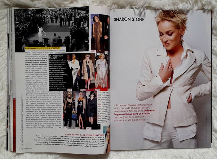 Magazine Elle n°3136 février 2006 spécial Sharon Stone - photo numéro 10