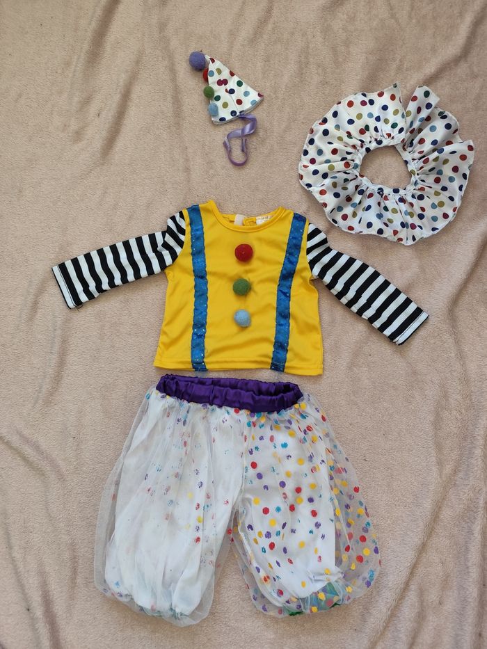 Déguisement clown/ 6/12 mois 👣