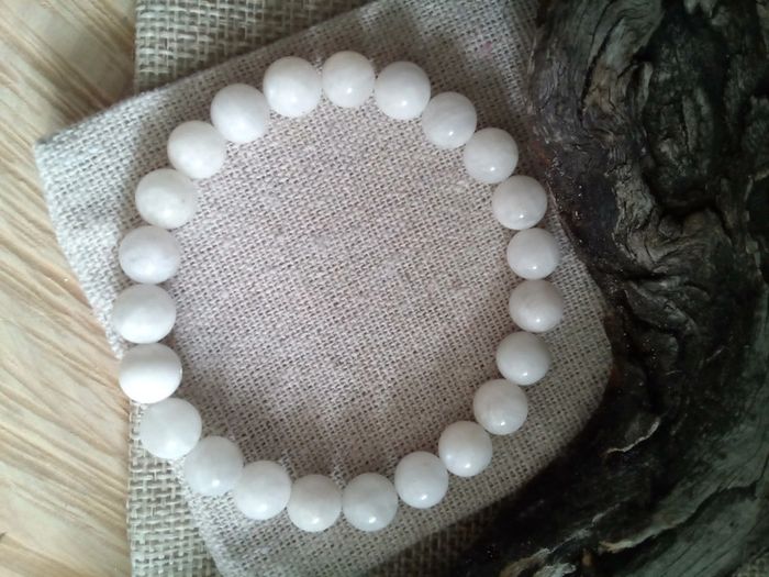 Bracelet en pierres de lune naturelles - photo numéro 2