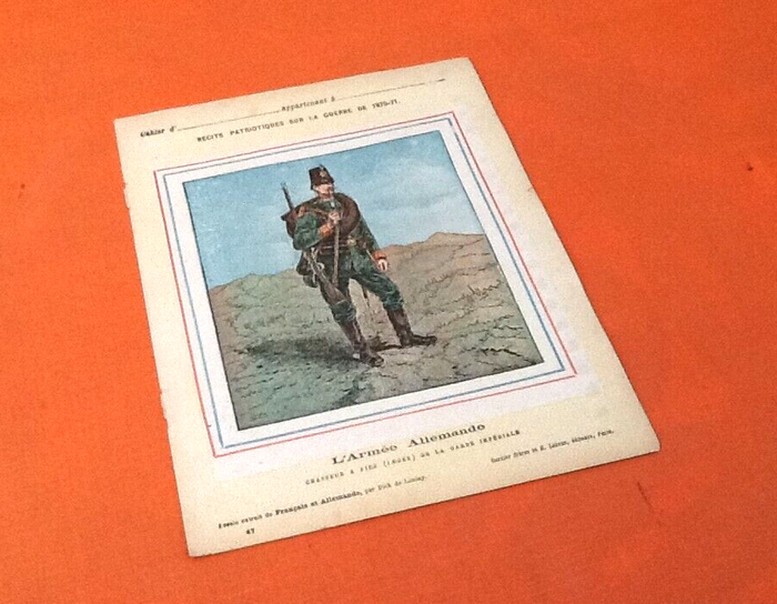 2 anciens Protège-cahiers Récits patriotiques sur la Guerre de 1870-71 - photo numéro 5