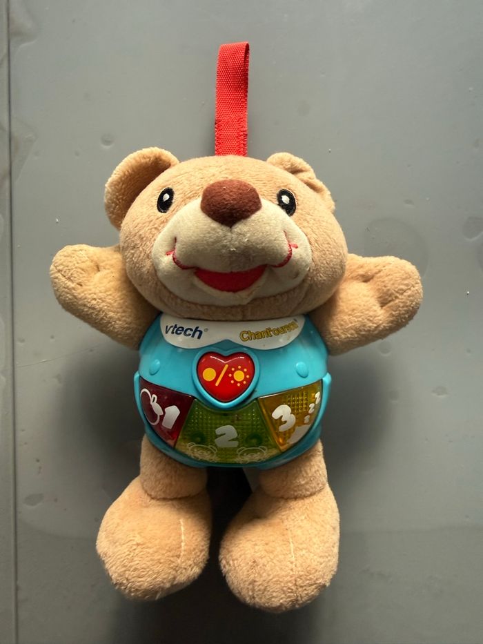 Vtech Baby Chant'Ourson brun musical lumineux doudou hochet à accrocher - photo numéro 6