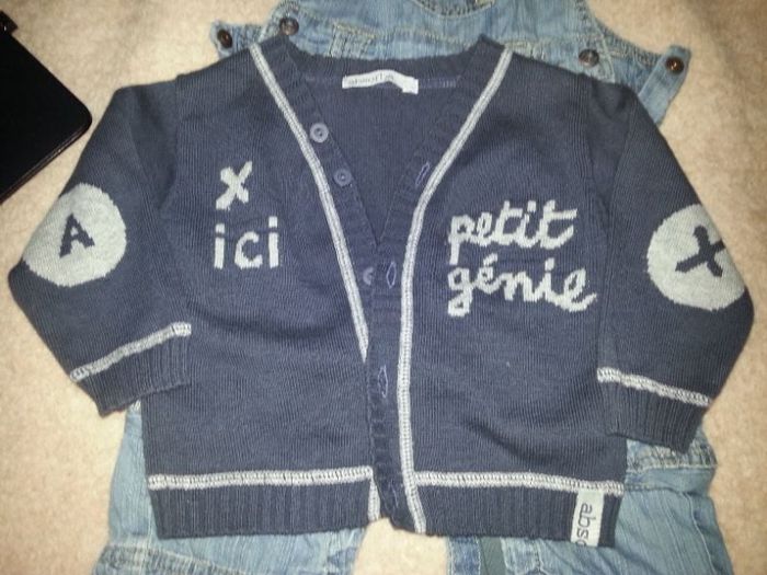 Gilet garçon 9 mois absorba
