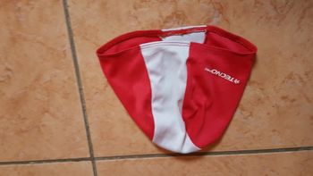 Bonnet de bain 8-12 ans rouge et blanc Tecno pro