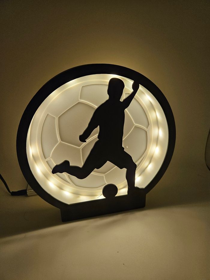 Lampe lumineuse à led football
