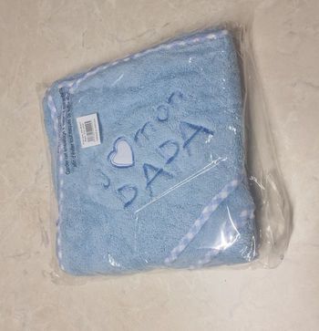 Sortie de bain bébé cape de bain serviette bebe cadeau naissance