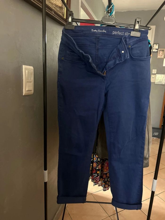 Pantalon bleu Betty Barclay