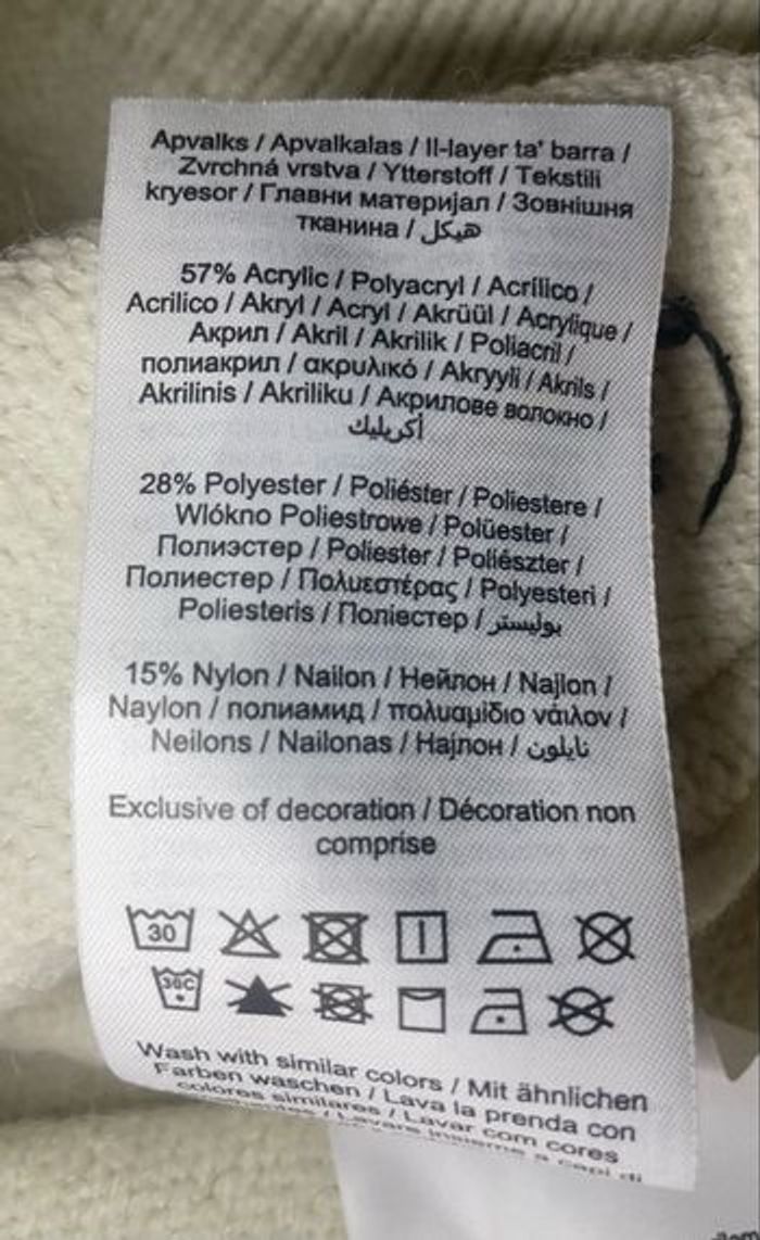 Pull à pois »Vero Moda »blanc écru et noir - photo numéro 7