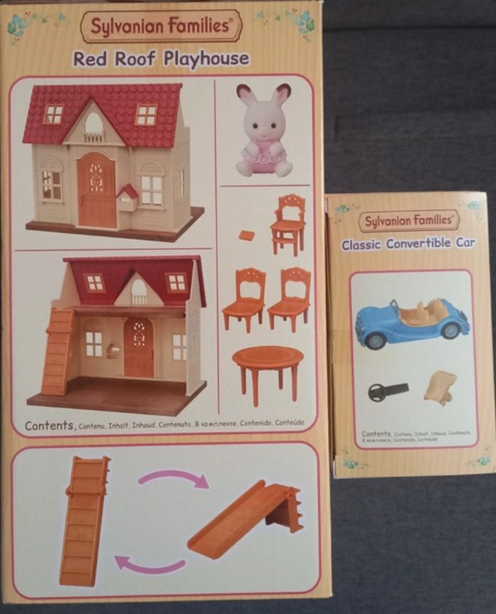 Maison et voiture décapotable bleue - photo numéro 3