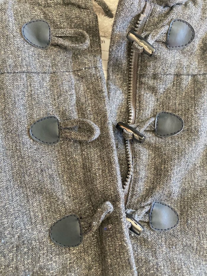 Manteau duffle coat hiver fourré 12 mois - photo numéro 4