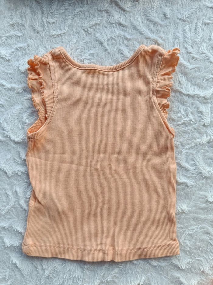 Ensemble été (débardeur+shirt assorti) Fille 3/6 mois Primark 100% coton - photo numéro 9