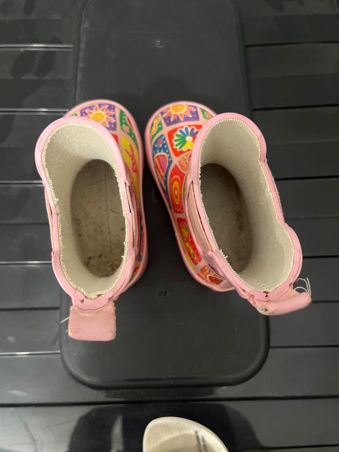 Paire de bottes de pluie bébé fille - photo numéro 3