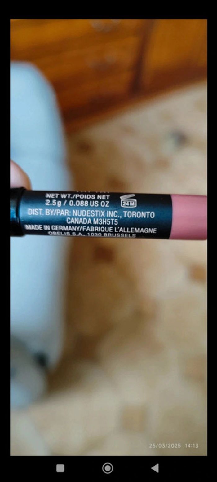 NudeStix Gel Color lip + Cheek Balm Mini + Taille Crayon intégré dans Teinte Taytay - photo numéro 5