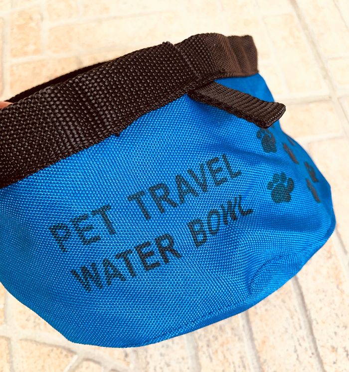 Lot gamelle pliable pour voyage et cuillère doseuse pour chien - photo numéro 3
