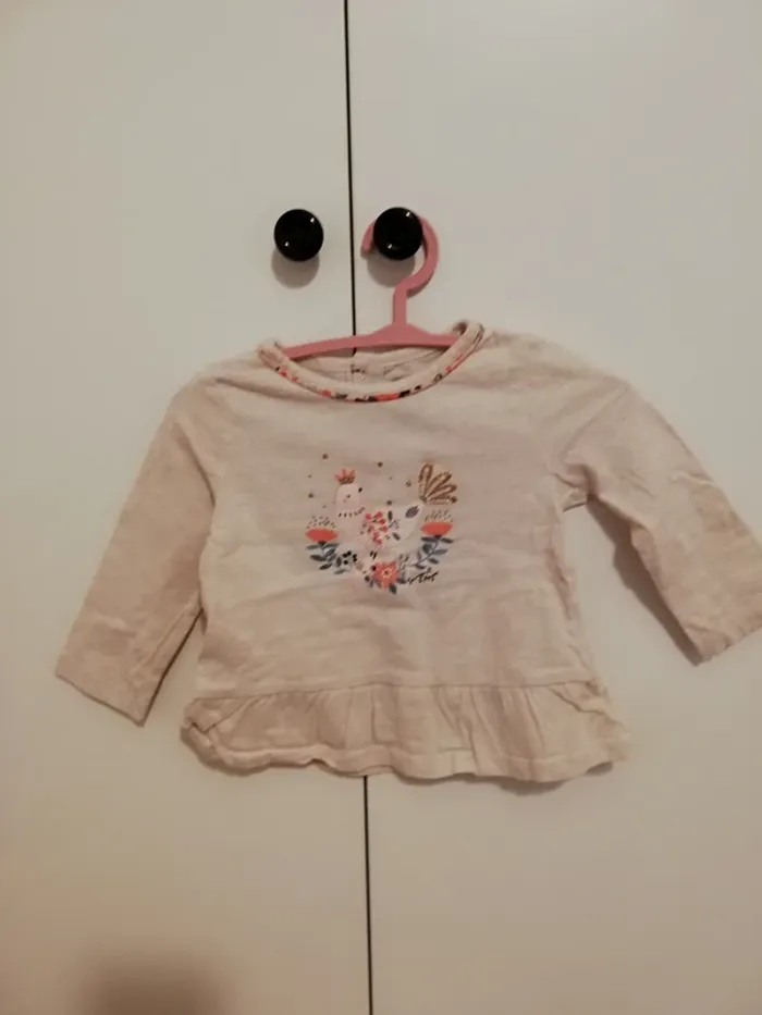 Gilet et T-shirt 9 mois 71cm Sergent Major - photo numéro 3