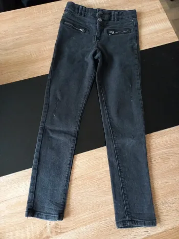 Jean noir skinny 8 ans