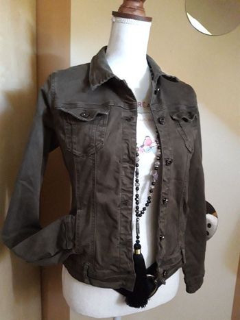 Veste jean kaki ONADO 36 S