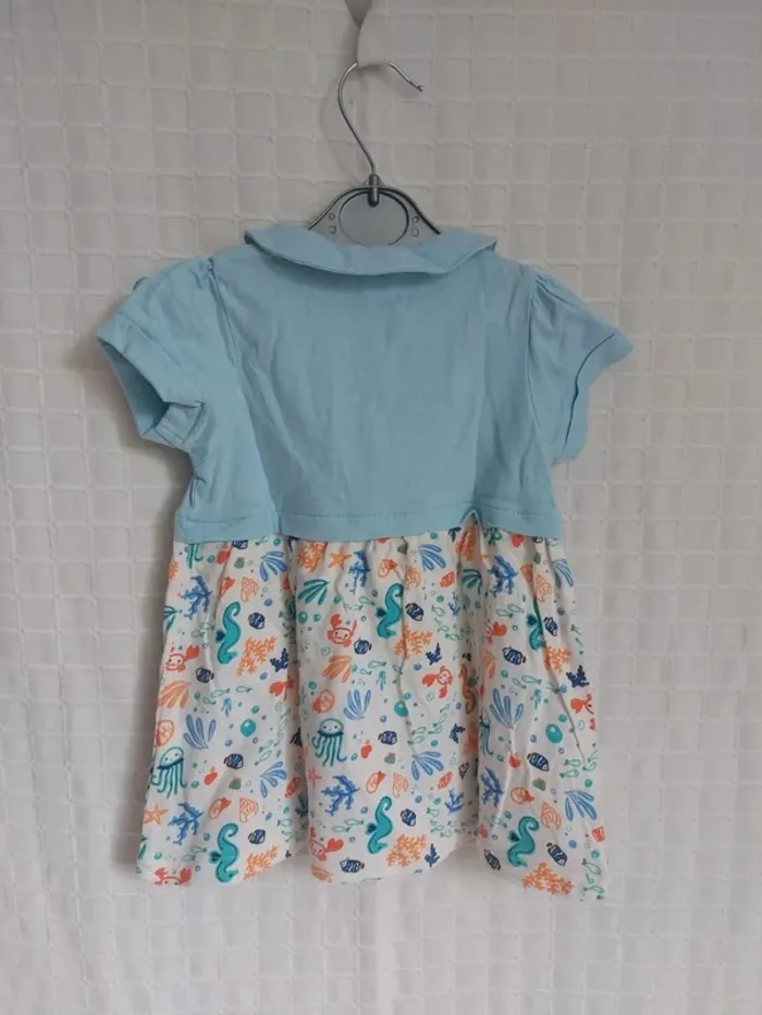 Robe manches courtes Mots d enfants 12 mois - photo numéro 4