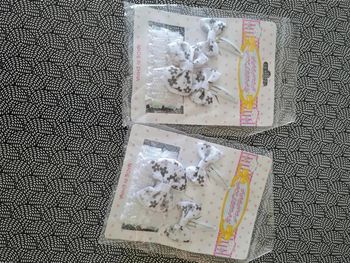 Lot accessoires blanc pour cheveux