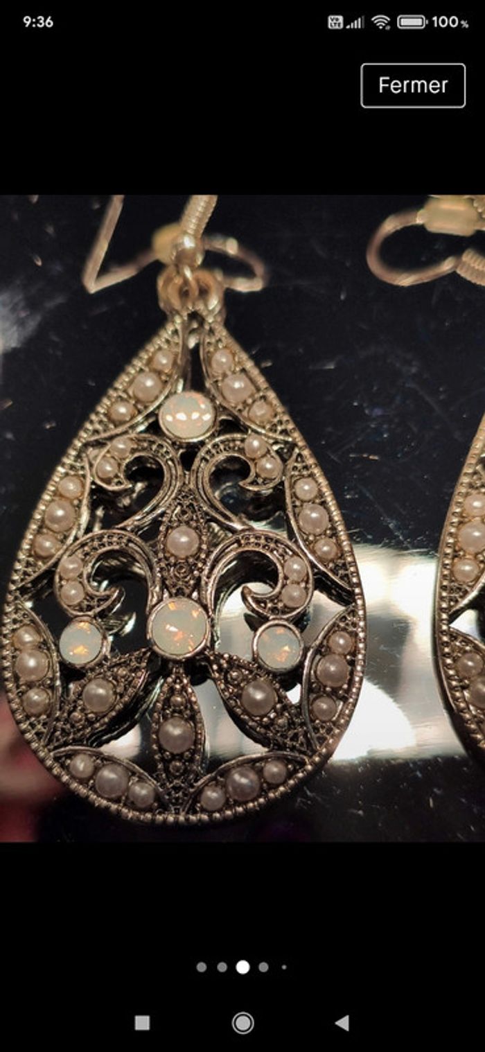 Boucles d'oreilles vintage
