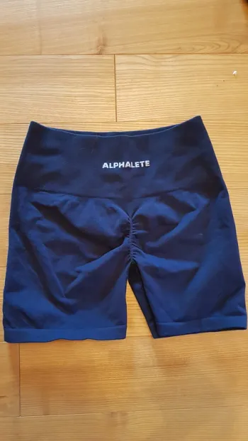 dunkelblaue kurze Sport Shorts Sport Tights Alphalete