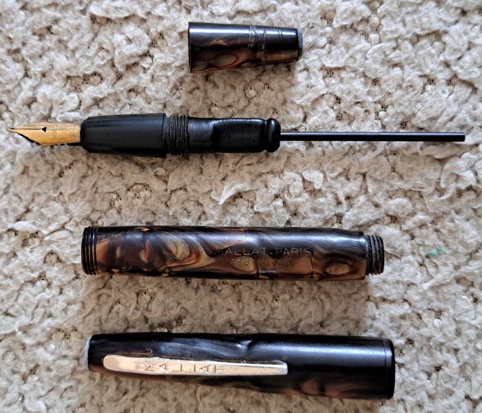 🖋 Ancien stylo plume Mallat Paris Monarch - photo numéro 2