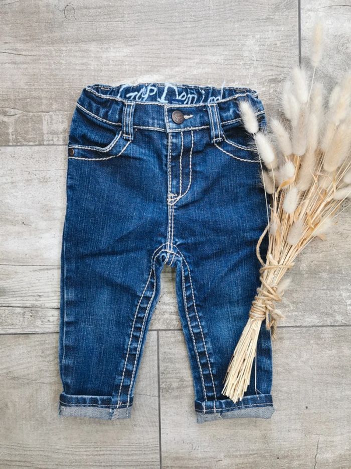 🌺 très jolie Jean gap 12/18 mois bleu denim pantalon