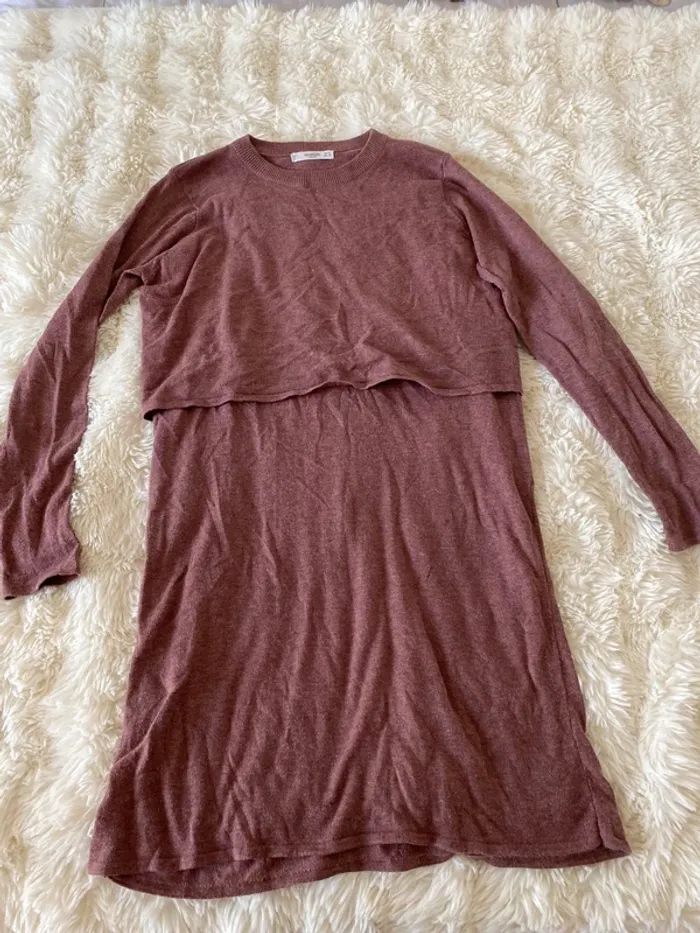 Robe pull manches longues Mango taille S