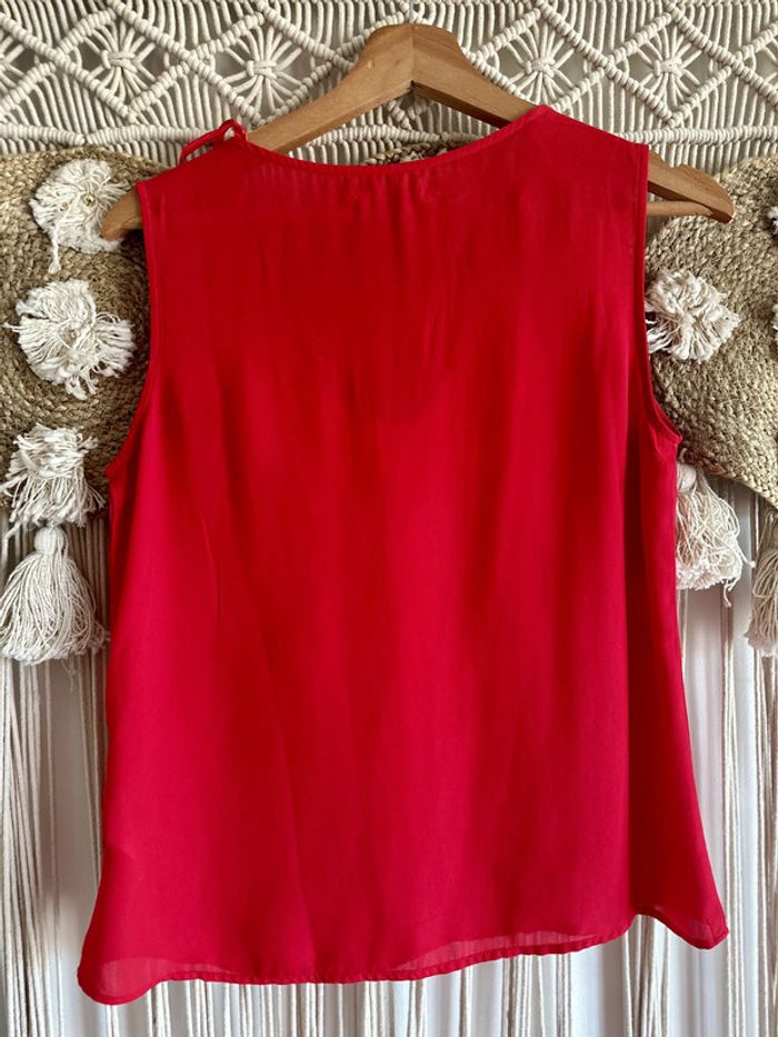 Petite blouse rouge taille 36 - photo numéro 3