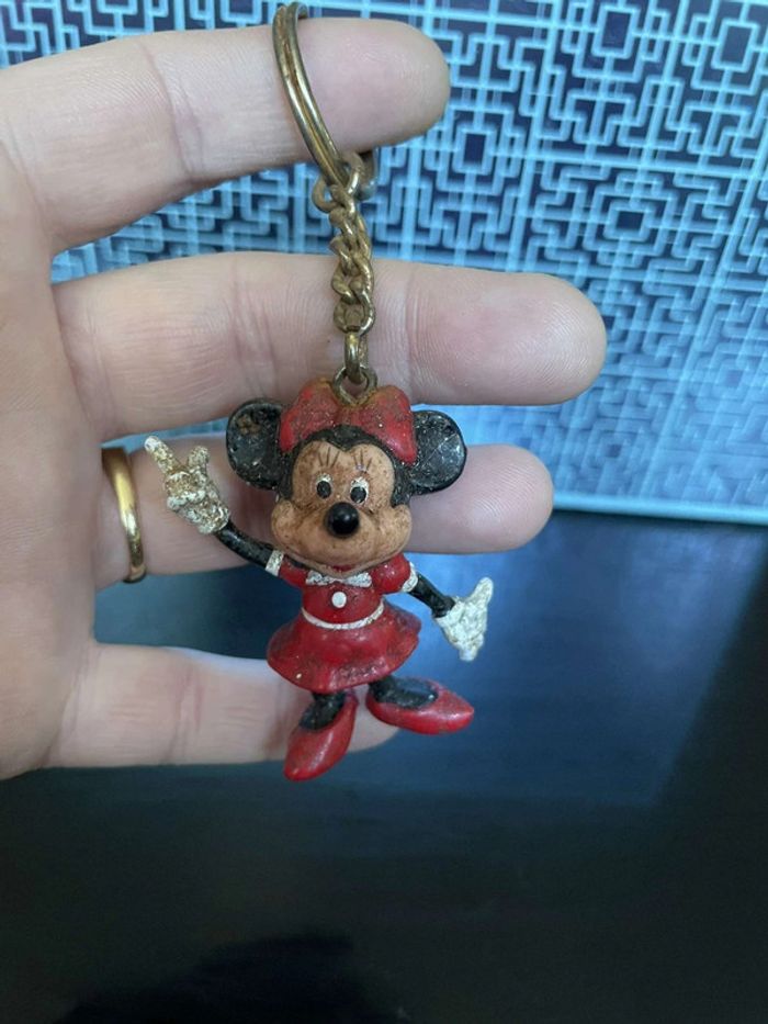 Figurine Porte-clés Vintage Minnie Disney - photo numéro 2