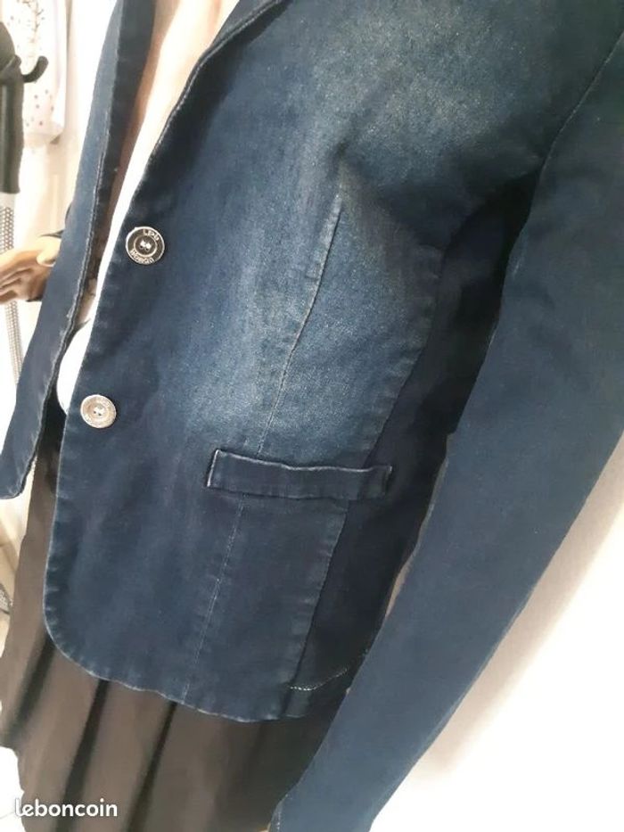 Les p'tites bombes veste en jean T.38 en tbe - photo numéro 6
