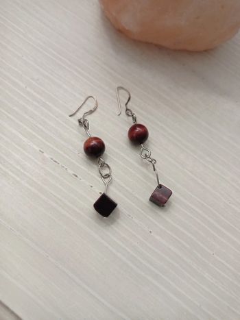 Boucles d'oreilles oeil de taureau